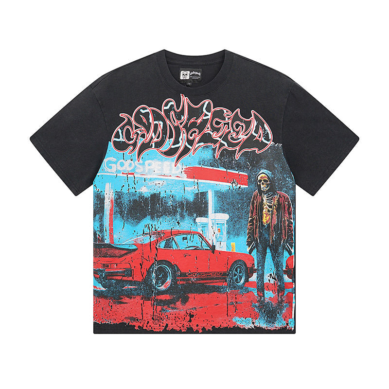 Godspeed T-shirts Retro Fantasy Pattern