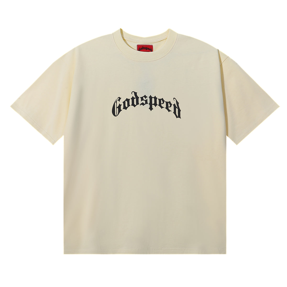 Godspeed T-shirts Skull Rose Clock Plate Double Yarn Cotton Casual Short Sleeve Men and Women