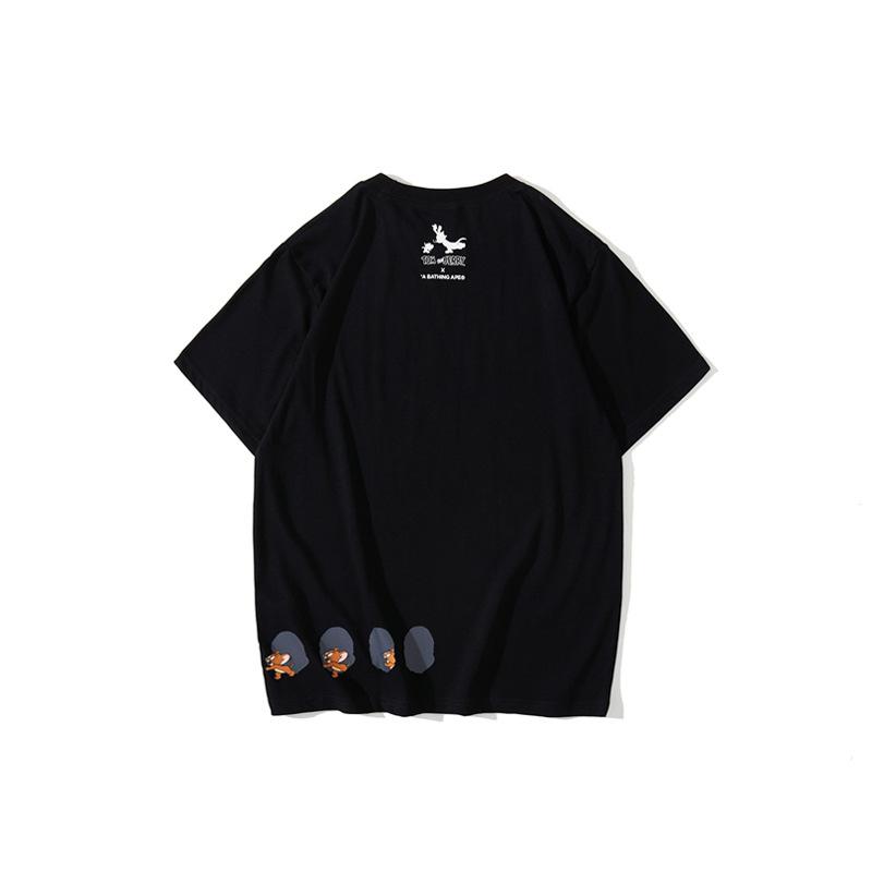 Bathing Ape T-Shirt Summer Street Tom and Jerry T-shirt Short Sleeve