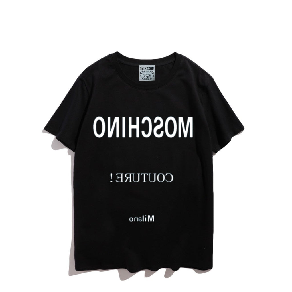 Moschino T-shirt Teddy Bear Pattern Quick-Drying Loose Short Sleeve