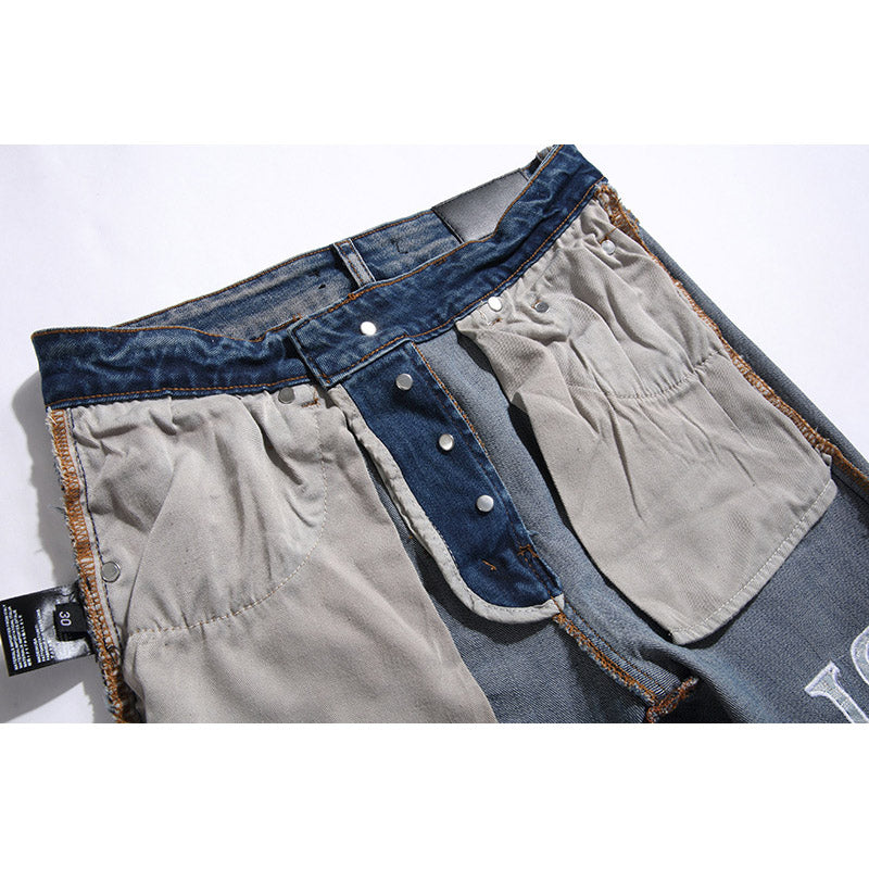 Amiri Jeans Embroidered Stretch Slim-Fit Jeans